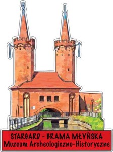 Magnes drewniany - Brama Młyńska